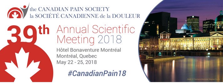 the banner of the Canadian Pain Society (CPS) 2018 conference