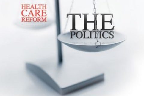 cover page of a book, The Path to Health Care Reform: Policy and Politics by André Picard