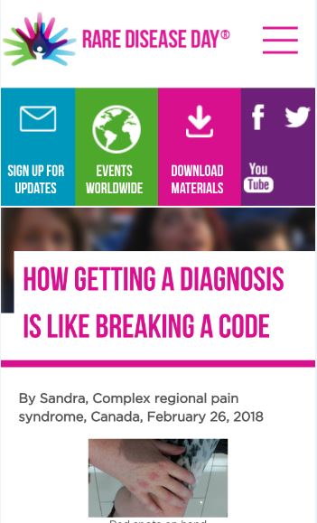 a headline: How getting a diagnosis is like breaking a code