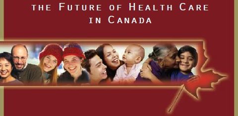 cover page of the government report: Building on values: the future of health care in Canada