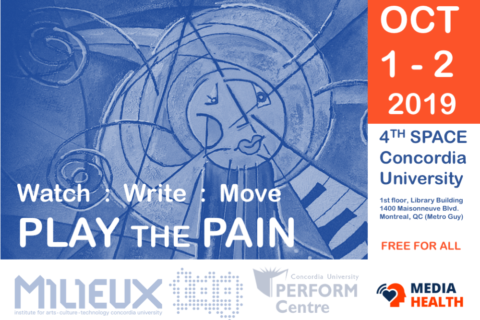 A poster for the Play the Pain event