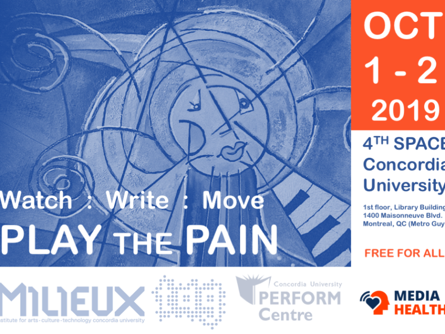 A poster for the Play the Pain event